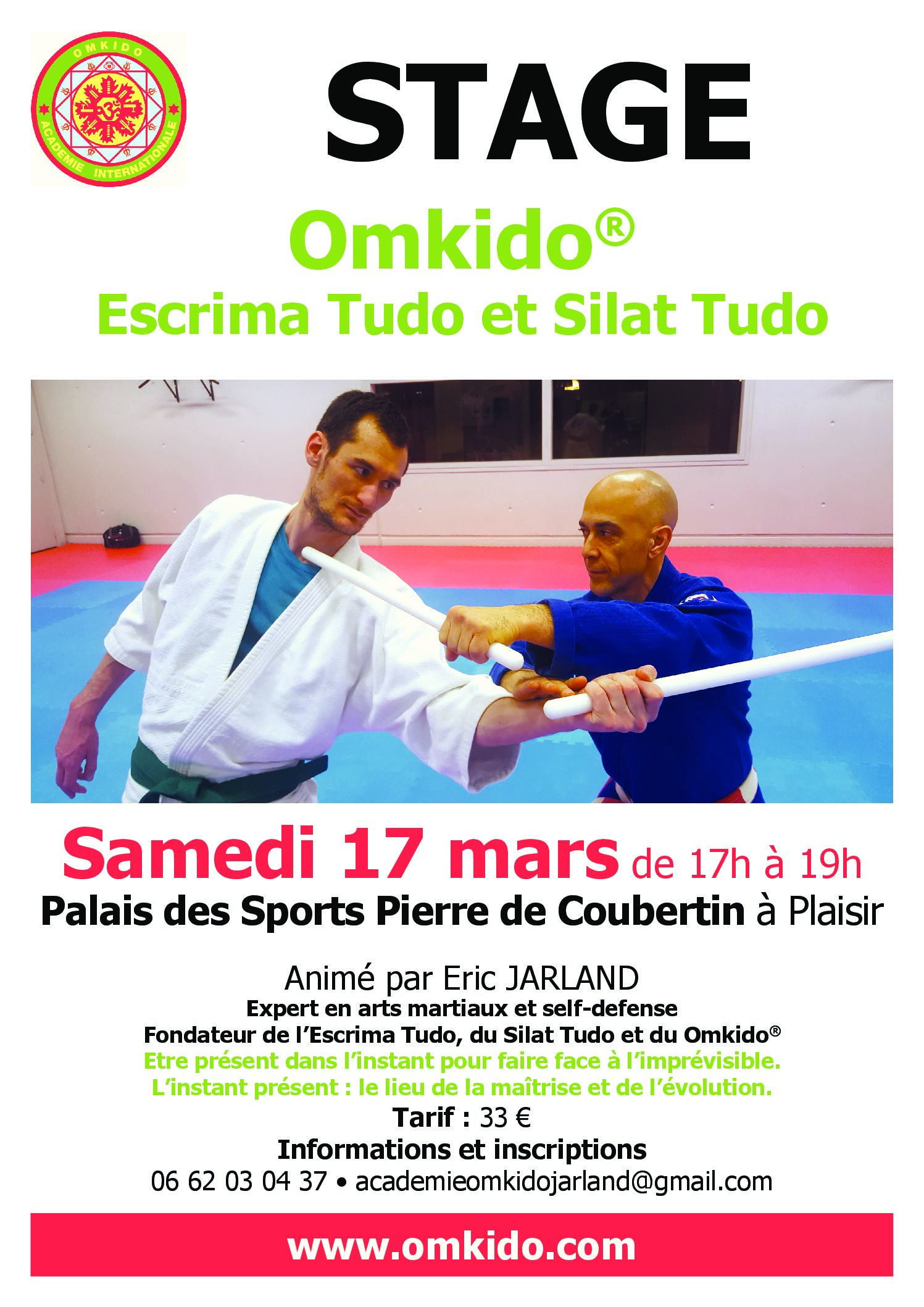 Stage mars-Escrima tudo et silat tudo